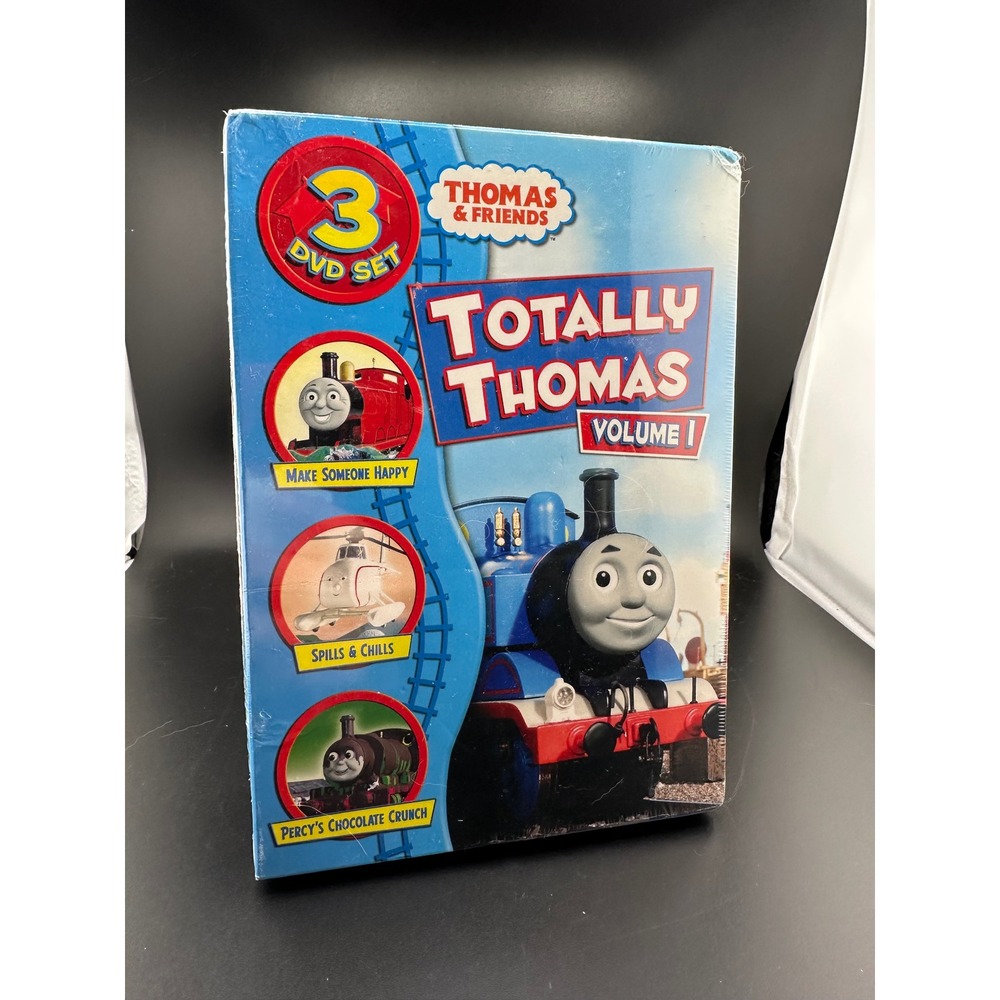 Thomas & Friends Totally Thomas Volume 1 DVD Set Kids Blue NEW SEALED 3-Disc Box